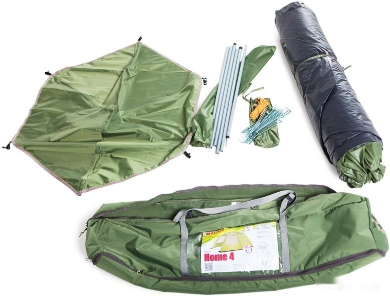 Палатка BTrace Home 4 (зеленый/песочный) Палатка BTrace Home 4 (зеленый/песочный)