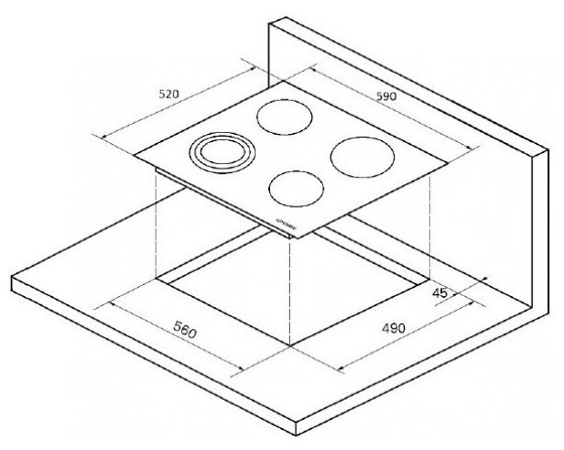 Варочная панель Kuppersberg ECS 603 Варочная панель Kuppersberg ECS 603