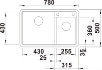 Кухонная мойка Blanco Legra 8 526226 (белый)