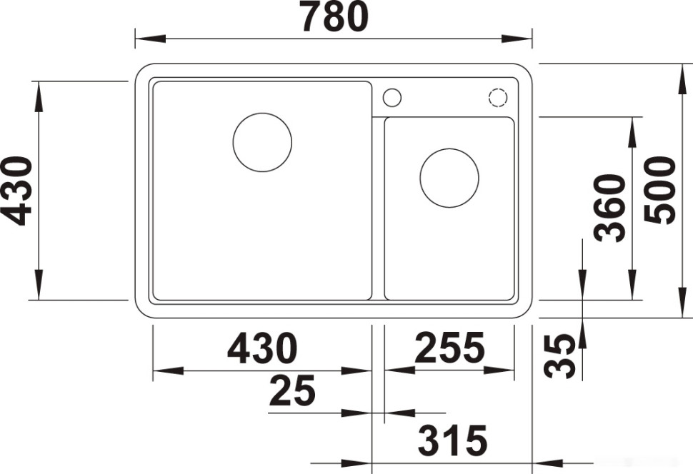 Кухонная мойка Blanco Legra 8 526226 (белый)