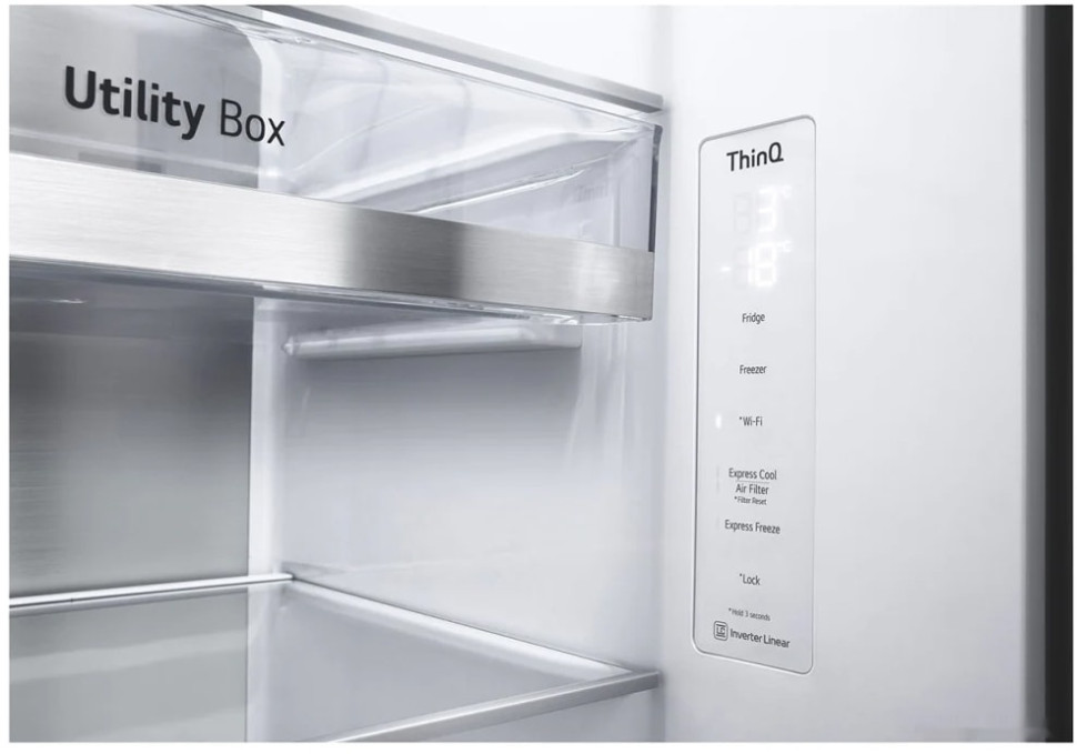 Холодильник side by side LG DoorCooling+ GC-Q257CBFC Холодильник side by side LG DoorCooling+ GC-Q257CBFC