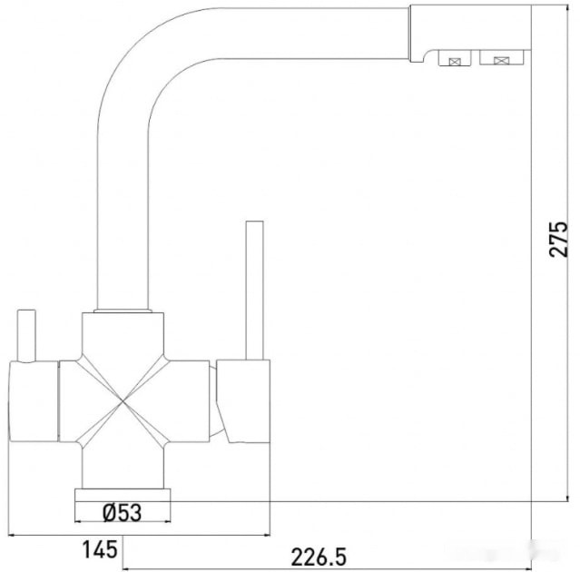 Смеситель Gross Aqua Ecolife 3120609MB