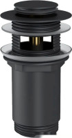 Умывальник Lauter 21570 + Moon 21СК8691BS с донным клапаном 21190B (черный матовый)