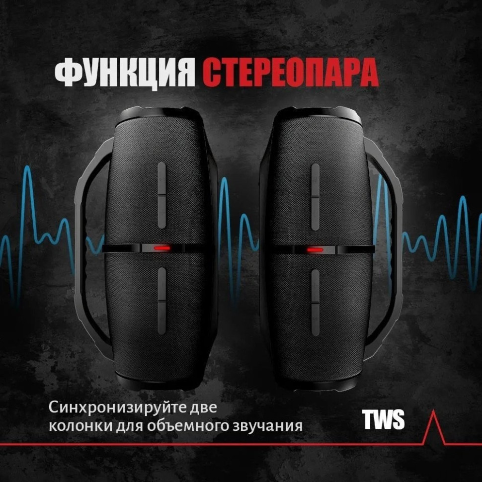 Портативная акустика УРАЛ Гагарин ГР-007 (черный) Портативная акустика УРАЛ Гагарин ГР-007 (черный)