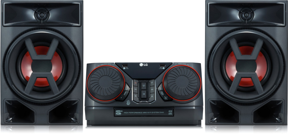 Музыкальный центр LG X-Boom CK43 (с колонками CKS43F)