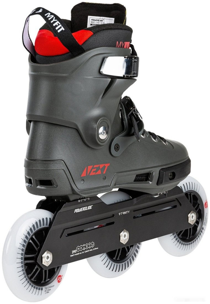 Роликовые коньки Powerslide Next 110 908409 (р. 40-41, charcoal) Роликовые коньки Powerslide Next 110 908409 (р. 40-41, charcoal)