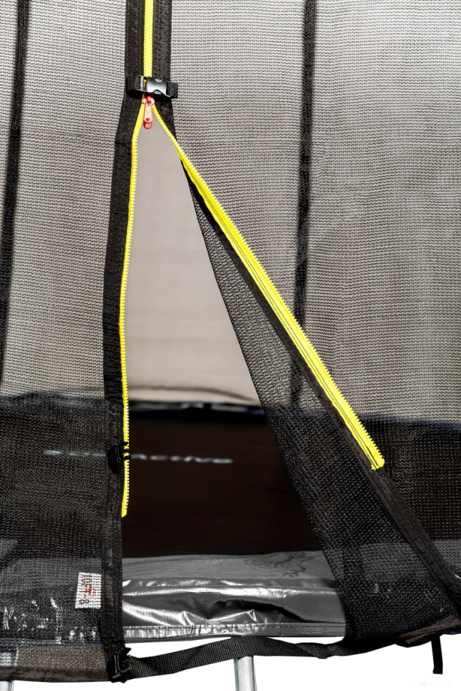 Батут GetActive Jump 12ft - 374 см с лестницей, внешней сеткой (черный) Батут GetActive Jump 12ft - 374 см с лестницей, внешней сеткой (черный)