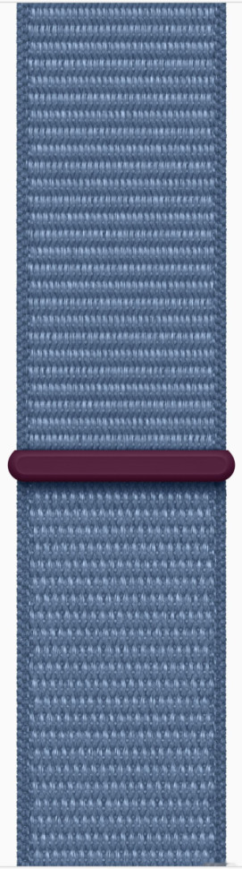 Умные часы Apple Watch SE 2 44 мм (алюминиевый корпус, серебристый/зимний синий, нейлоновый ремешок)