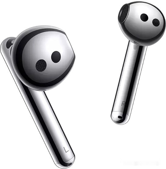 Наушники Huawei FreeBuds 4 (мерцающий серебристый) Наушники Huawei FreeBuds 4 (мерцающий серебристый)