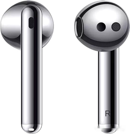 Наушники Huawei FreeBuds 4 (мерцающий серебристый) Наушники Huawei FreeBuds 4 (мерцающий серебристый)