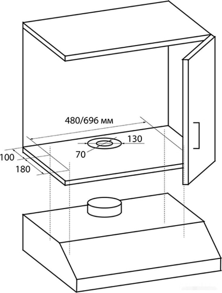 Вытяжка NORDFROST AS 6040 X Вытяжка NORDFROST AS 6040 X