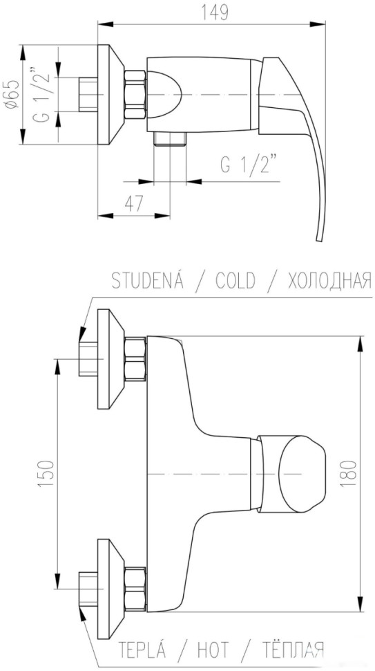 Смеситель Slezak RAV Mississippi MS081.5-1