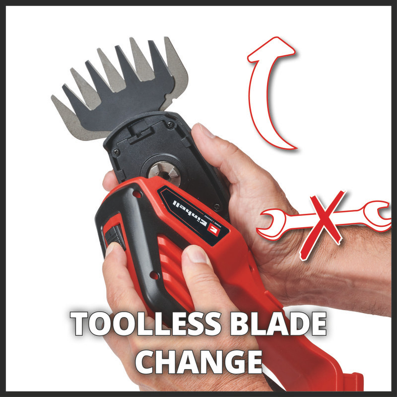 Кусторез + ножницы Einhell GE-CG 18/100 Li T-Solo 3410310 (без АКБ) Кусторез + ножницы Einhell GE-CG 18/100 Li T-Solo 3410310 (без АКБ)