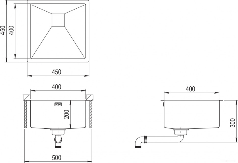 Кухонная мойка AquaSanita Dera DER100XW