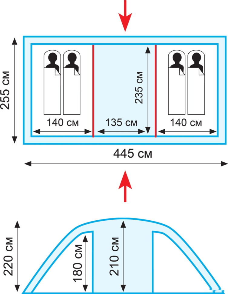 Палатка Tramp Eagle 4 v2 Палатка Tramp Eagle 4 v2