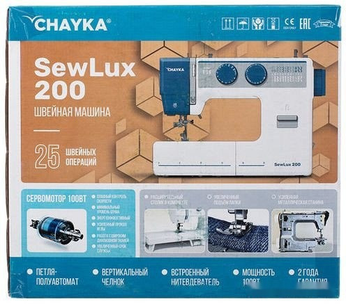 Электромеханическая швейная машина Chayka SewLux 200 Электромеханическая швейная машина Chayka SewLux 200