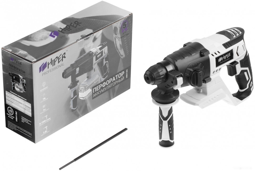 Перфоратор HIPER HRH18C (без АКБ) Перфоратор HIPER HRH18C (без АКБ)