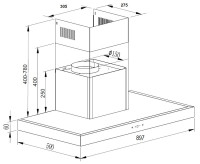 Вытяжка Schtoff S Plus 900 X (нержавеющая сталь)