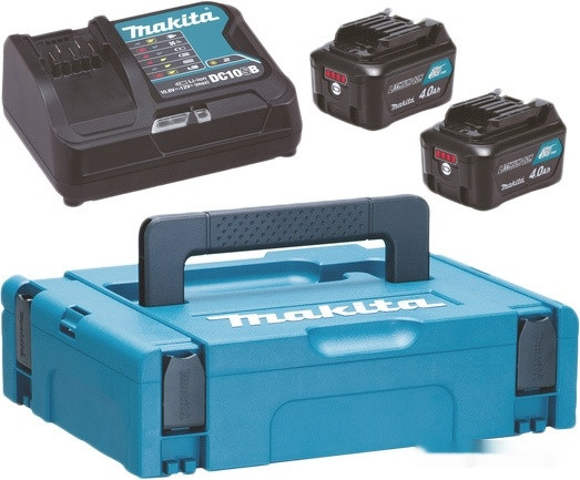 Аккумулятор для инструмента Makita BL1041B + DC10SB (12В/4 Ah + 12В)