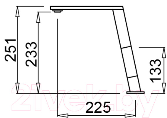 Смеситель Elleci Blade K86 Black
