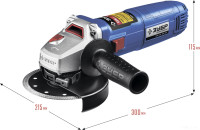 Угловая шлифмашина ЗУБР Профессионал УШМ-П125-1500 ЭПСТ