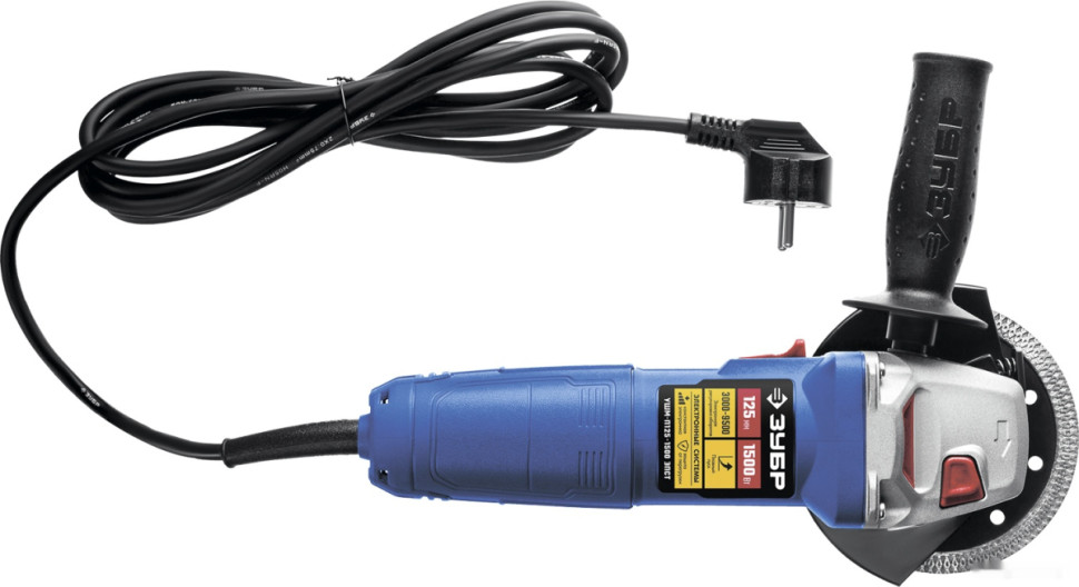 Угловая шлифмашина ЗУБР Профессионал УШМ-П125-1500 ЭПСТ Угловая шлифмашина ЗУБР Профессионал УШМ-П125-1500 ЭПСТ