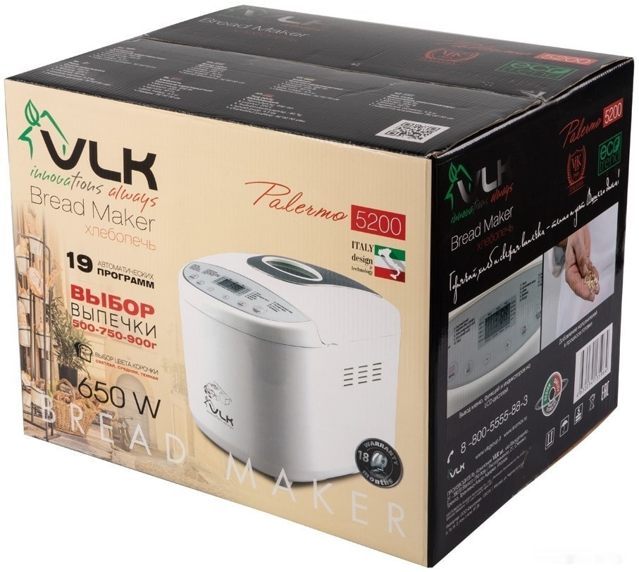 Хлебопечка VLK Palermo-5200 Хлебопечка VLK Palermo-5200