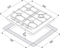 Варочная панель ZorG Technology BLC FDW RCR (EMY)