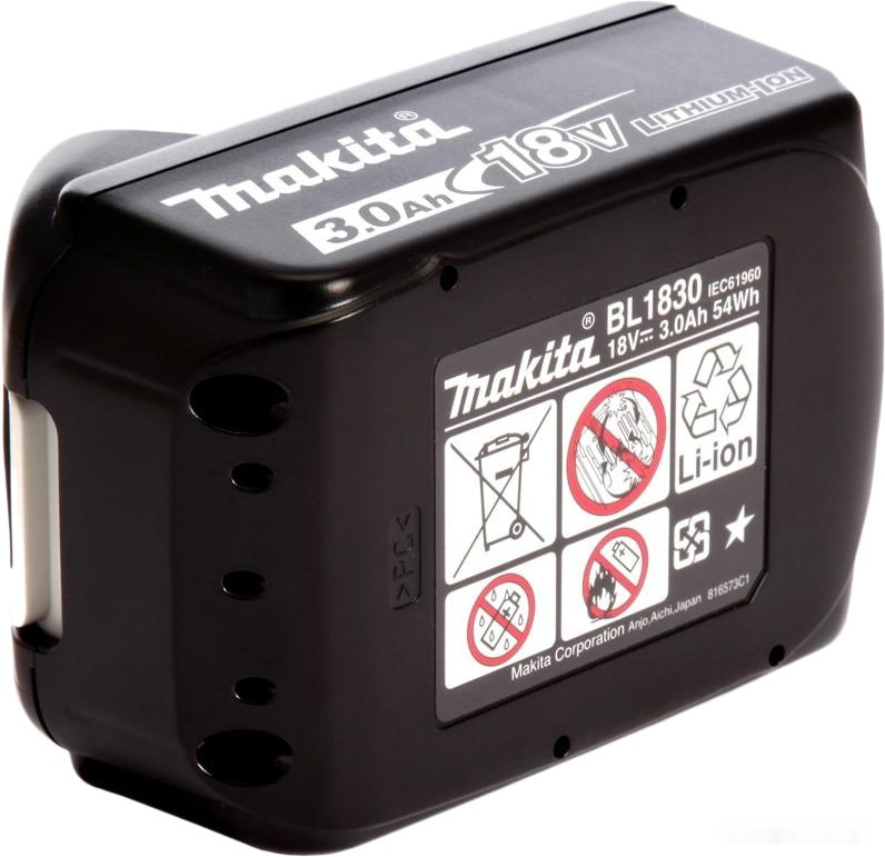 Аккумулятор для инструмента Makita BL1830B + DC18RC (18В/3.0 Ah + 7.2-18В) Аккумулятор для инструмента Makita BL1830B + DC18RC (18В/3.0 Ah + 7.2-18В)