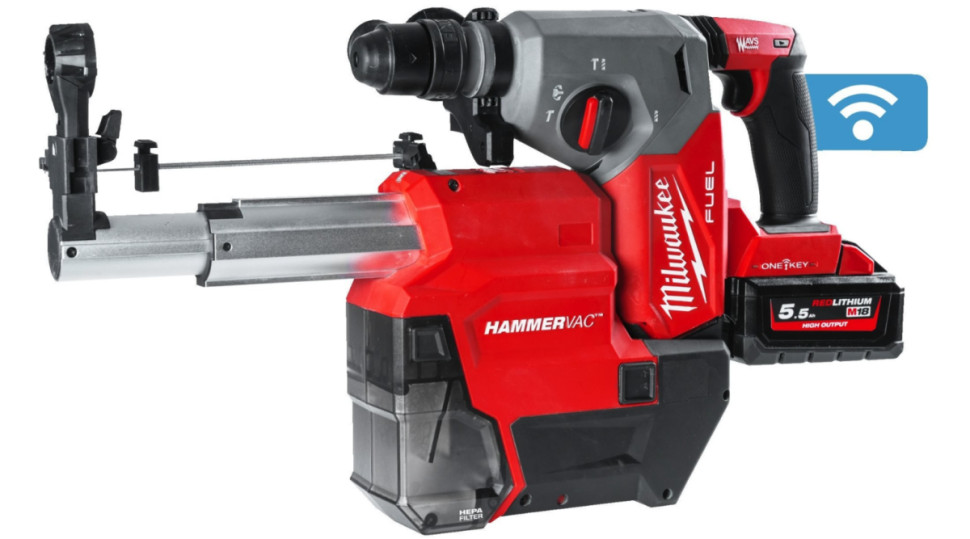 Перфоратор Milwaukee M18 ONE FHX DEL-552C Fuel 4933478506 (с 2-мя АКБ, кейс)
