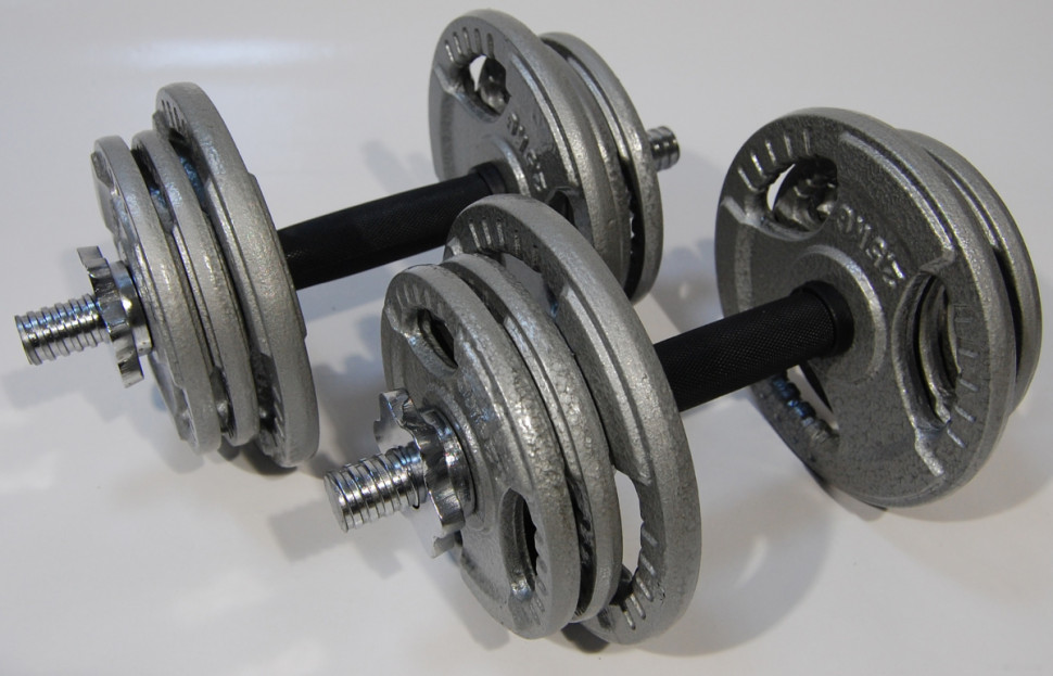 Набор гантелей Atlas Sport Хаммертон 2x9.5 кг Набор гантелей Atlas Sport Хаммертон 2x9.5 кг