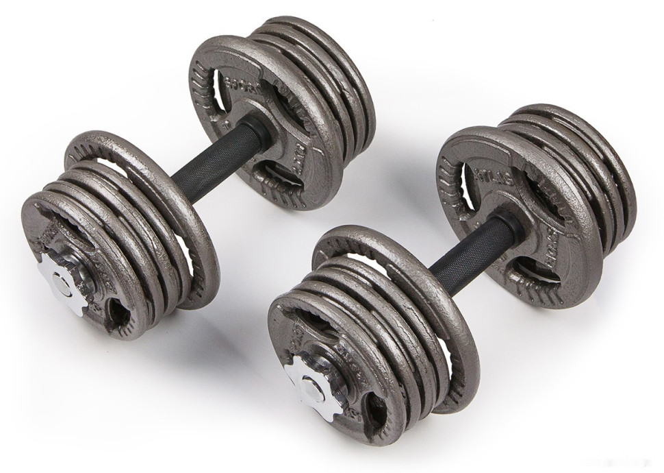 Набор гантелей Atlas Sport Хаммертон 2x9.5 кг Набор гантелей Atlas Sport Хаммертон 2x9.5 кг