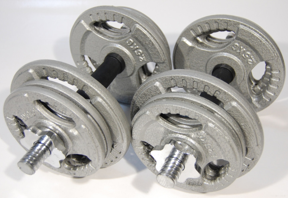 Набор гантелей Atlas Sport Хаммертон 2x9.5 кг Набор гантелей Atlas Sport Хаммертон 2x9.5 кг