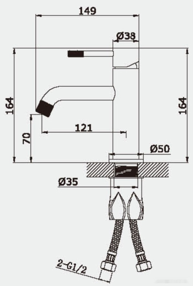 Смеситель Vieir V402511-S