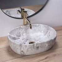 Умывальник Rea Lara камень U9888