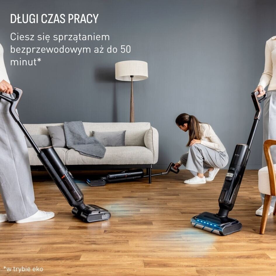Вертикальный моющий пылесос Tefal X-Clean GF5736F4