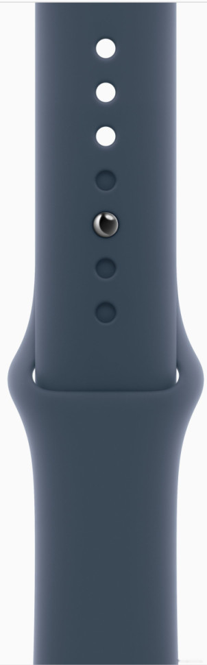 Умные часы Apple Watch SE 2 44 мм (алюминиевый корпус, серебристый/грозовой синий, спортивный силиконовый ремешок S/M) Умные часы Apple Watch SE 2 44 мм (алюминиевый корпус, серебристый/грозовой синий, спортивный силиконовый ремешок S/M)