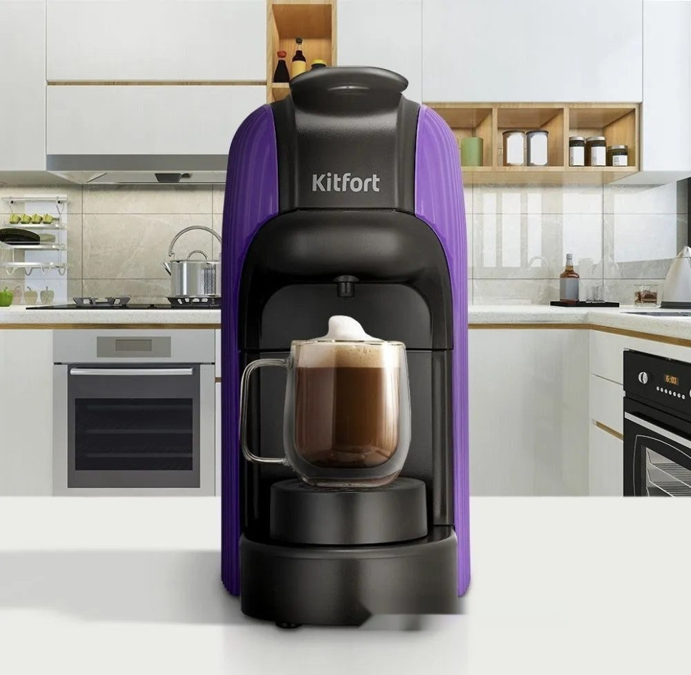 Капсульная кофеварка Kitfort KT-7527 Капсульная кофеварка Kitfort KT-7527