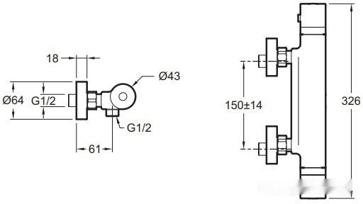 Смеситель Jacob Delafon Rivoli E24324-CP