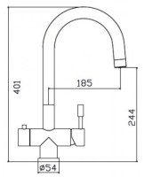 Смеситель Zorg Grantis SZR-1339F-A