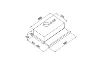 Вытяжка Jet air AURORA LX/WH/F/60