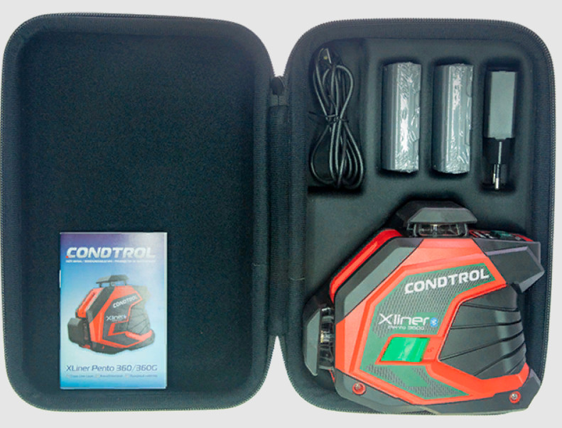 Лазерный нивелир Condtrol XLiner Pento 360G Лазерный нивелир Condtrol XLiner Pento 360G