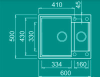 Кухонная мойка Elleci Easy 150 G62 Bianco Antico