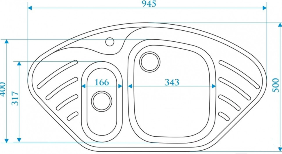 Кухонная мойка Berge BR-9550 (Песочный) Кухонная мойка Berge BR-9550 (Песочный)