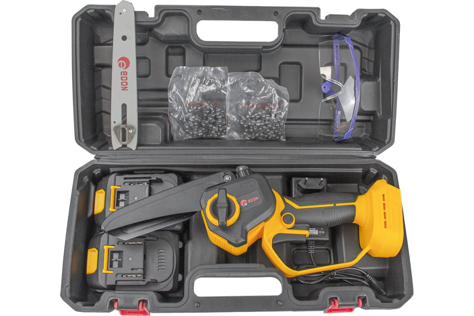 Аккумуляторная пила Edon ANS-21/16DBL (с 2-мя АКБ) Аккумуляторная пила Edon ANS-21/16DBL (с 2-мя АКБ)