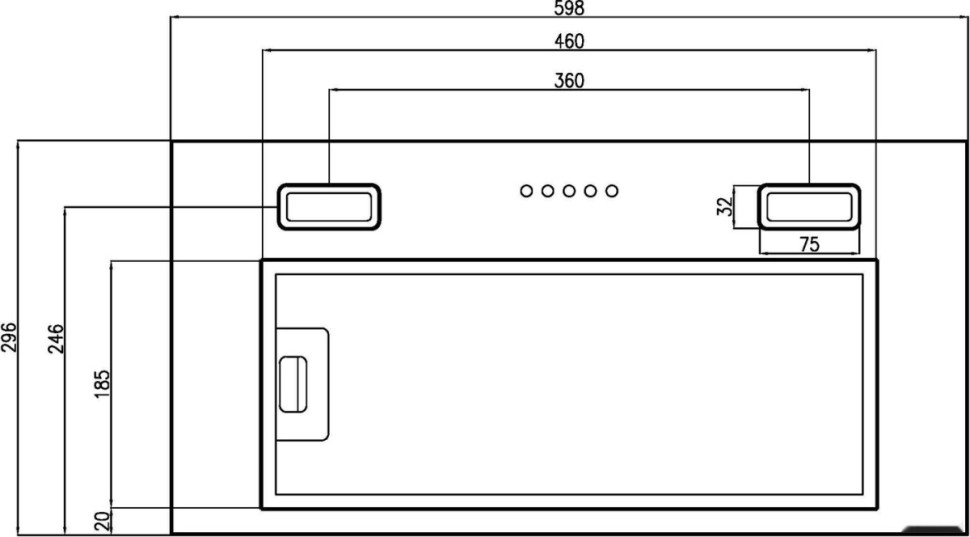 Вытяжка Schtoff TDM 60 (черный) Вытяжка Schtoff TDM 60 (черный)