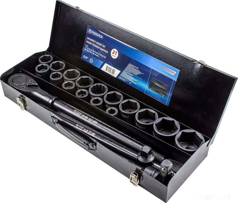 Универсальный набор инструментов Forsage F-6213-5MPB (21 предмет) Универсальный набор инструментов Forsage F-6213-5MPB (21 предмет)