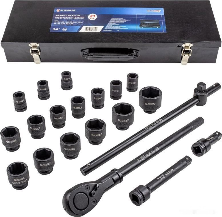 Универсальный набор инструментов Forsage F-6213-5MPB (21 предмет) Универсальный набор инструментов Forsage F-6213-5MPB (21 предмет)