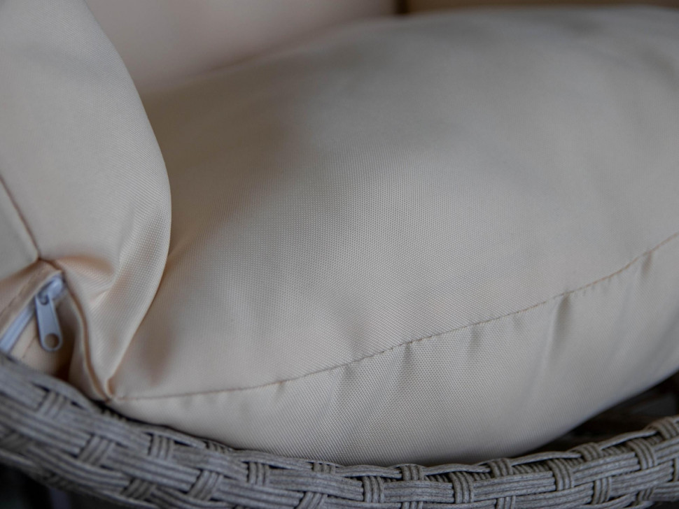 Подвесное кресло LoftyHome Miracle 1919 (grey line/milk) Подвесное кресло LoftyHome Miracle 1919 (grey line/milk)