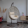 Подвесное кресло LoftyHome Miracle 1919 (grey line/milk) Подвесное кресло LoftyHome Miracle 1919 (grey line/milk)